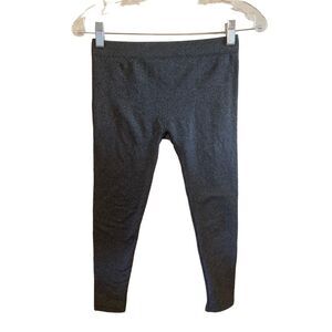 Fleece Lined Leggings Winter Warm Lounge Thermal Crop